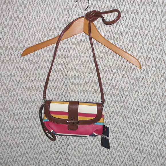 NWT Chaps Crossbody Shoulder Bag Wristlet Purse - Picture 2 of 7